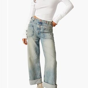 We the Free cuffed Palmer Jeans